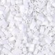 Miyuki half tila 5x2.4mm beads - White opaque HTL-402
